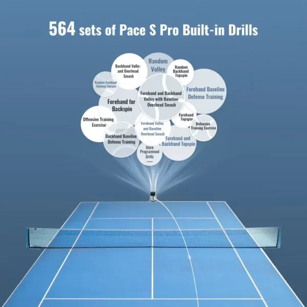 PONGBOT PACE S PRO (Tennis Serving Robot)